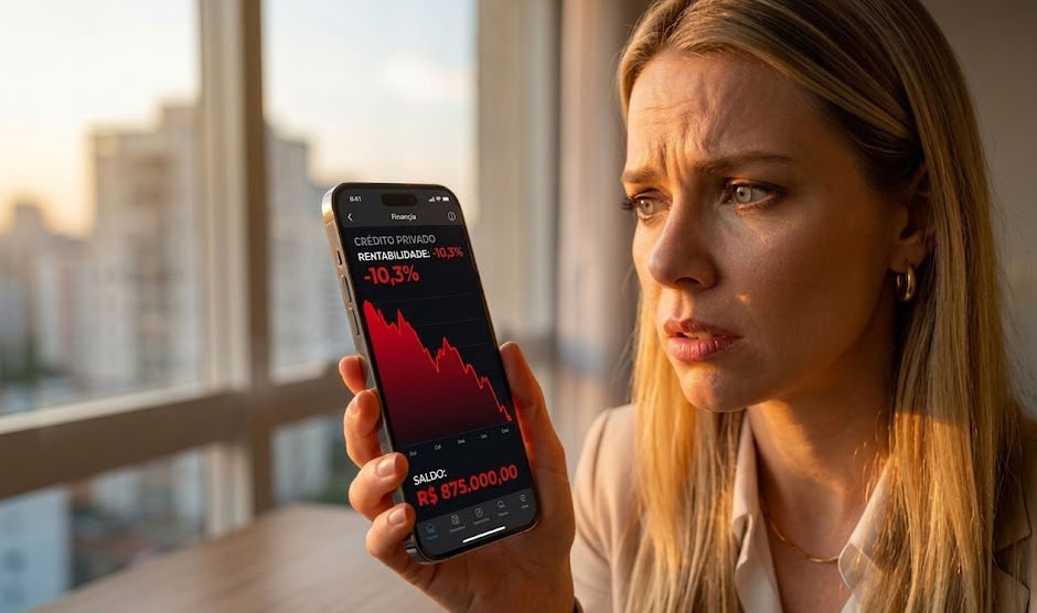 Por que minha renda fixa deu negativo em março