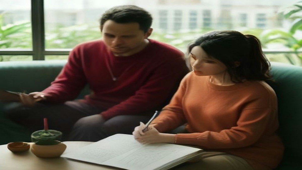 Investimentos mais buscados: casal compara opções no celular e anota no caderno onde aplicar antes do segundo turno